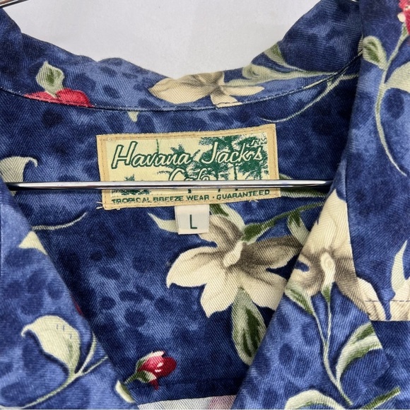 5/$25 Havana jacks large floral button up Hawaiian shirt b34 - Picture 5 of 5